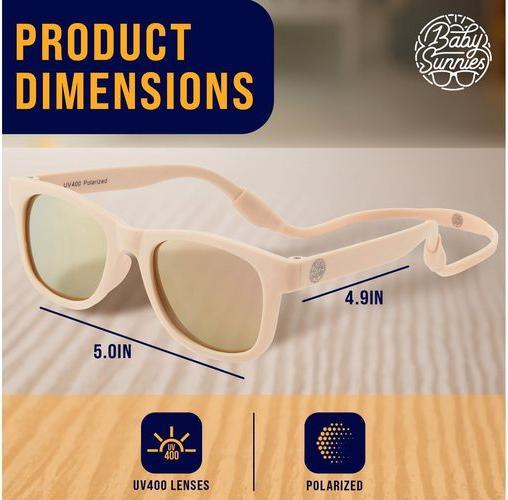 Produktbild Baby Sunnies Baby-Sonnenbrille mit Band Schwarz