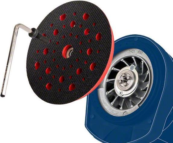Image du produit Bosch Professional Zubehör Expert Multihole (Expert Trou Multiple) Plateau d'appui universel, 125 mm, dur (Dur)