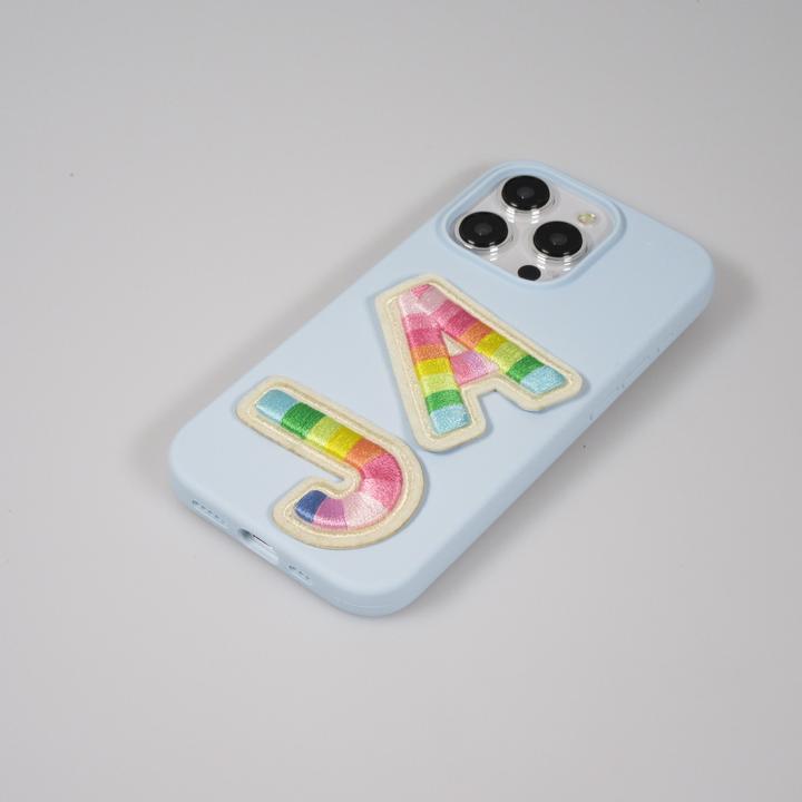 Actual product image PhoneLook Autocollant sticker pour téléphone/tablette/ordinateur brodé en 3D Lettre E