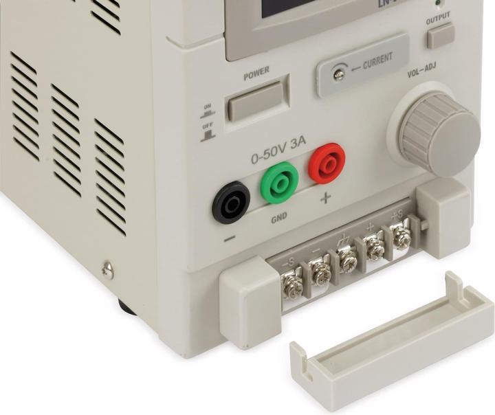 Actual product image QuatPower LN-5003XE power supply unit 0...50V-, 0...3A, LED display