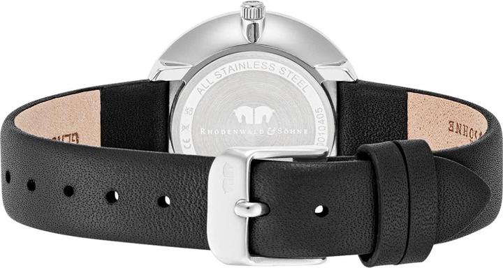 Image du produit Montre à quartz pour femme Pearl en cuir véritable noir - 32218 (Montre analogique, 32 mm)