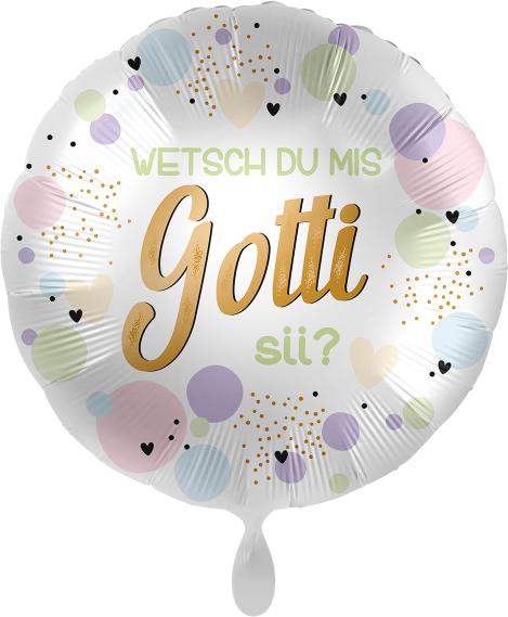 Produktbild Premioloon Folienballon wetsch du mis Gotti sii? - leer