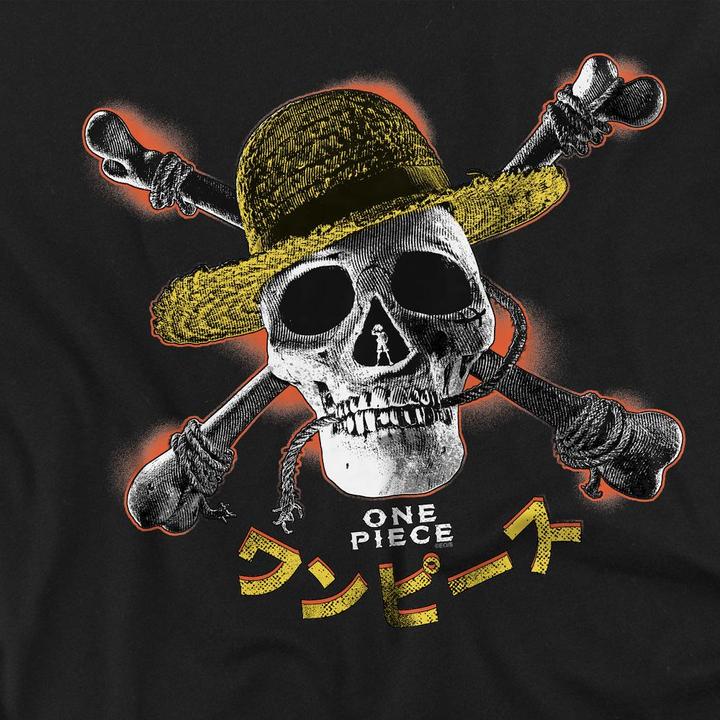 Immagine prodotto One Piece Straw Hat Maglietta Jolly Roger Bambini (152, 158)