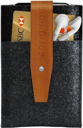 Immagine prodotto Mujjo Portafoglio per iPhone 3G/3GS/4/4S grigio scuro/marrone (Apple iPhone 4, Apple iPhone 3GS, Apple iPhone 4s, Apple iPhone 3G)
