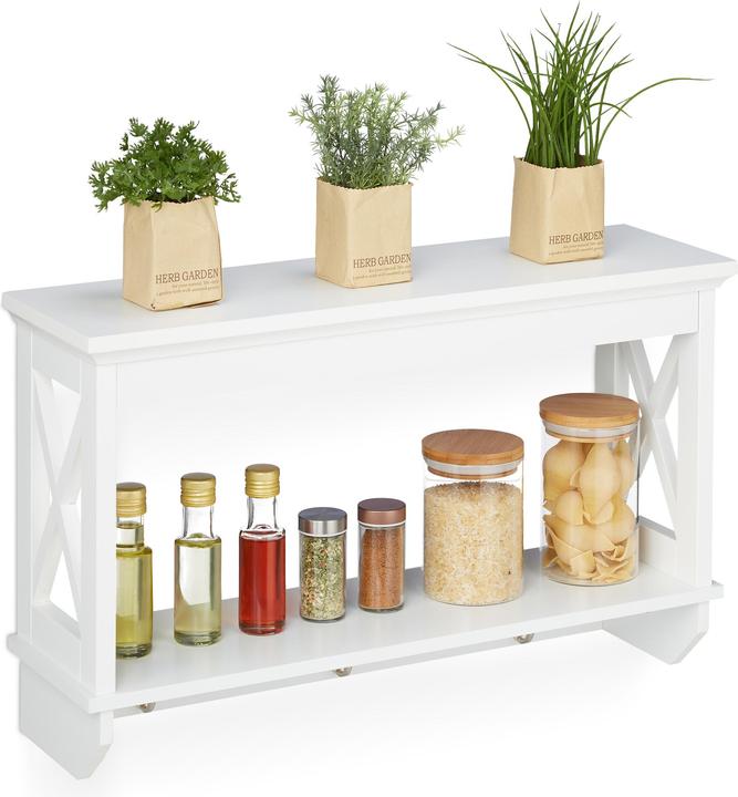 Image du produit Relaxdays Etagère murale (66 x 20 x 40 cm)
