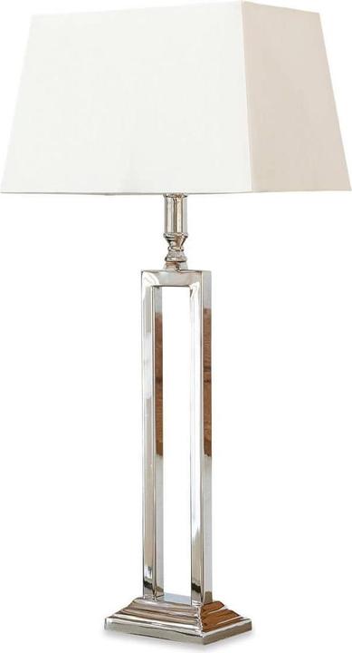 Image du produit Loberon Lampe de table Kinshaa crème/argenté (E27)