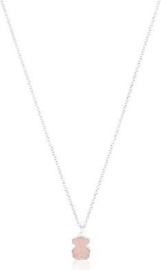 Actual product image Tous Silver necklace with teddy bear 615434570 (chain. pendant)
