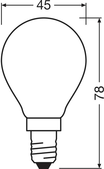 Actual product image Osram Star Classic P (E14, 5.50 W, 806 lm, 1 x, D)