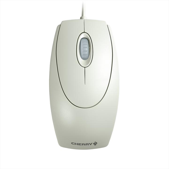 Image du produit CHERRY Souris à roulettes gris clair (Filaire)