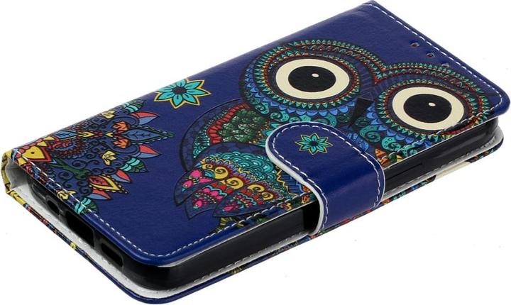 Image du produit Ueli Express iPhone 14 Livre Etui avec porte-carte Chouette (Apple iPhone 14)