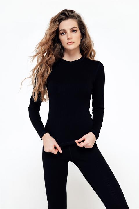 Immagine prodotto Hebe Langarmshirt mit gerippter Textur (S)