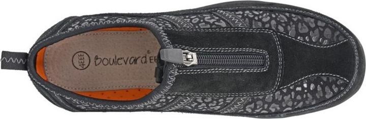 Actual product image Boulevard Womens/Ladies Suede Extra Wide Trainers (43)
