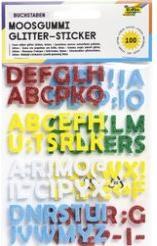 Actual product image Folia Foam rubber glitter stickers, numbers