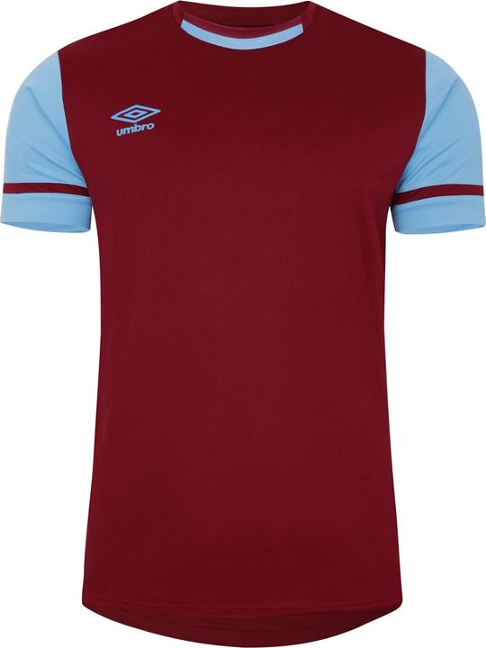 Wine red, Sky blue