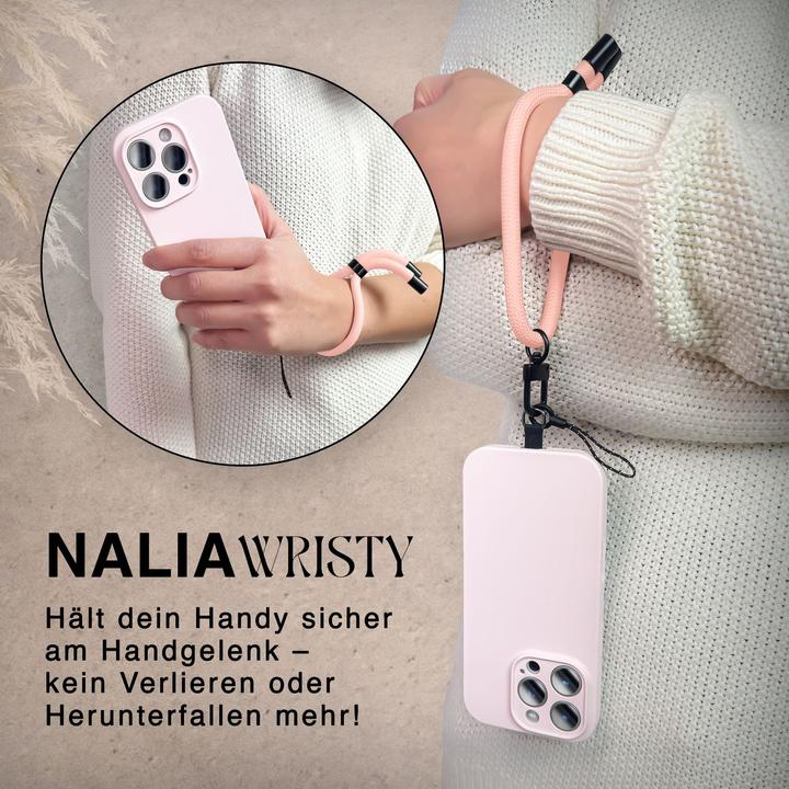 Produktbild Nalia Wristy Lanyard Handykette – Universal Trageband für Smartphones – Verstellbar, Soft & Elastisch