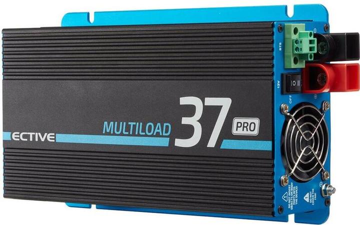 Immagine prodotto Ective Caricabatterie Multiload PRO 12V 37A e 24V 18A per batterie gel AGM LiFePO4 (12V, 18.75 A)