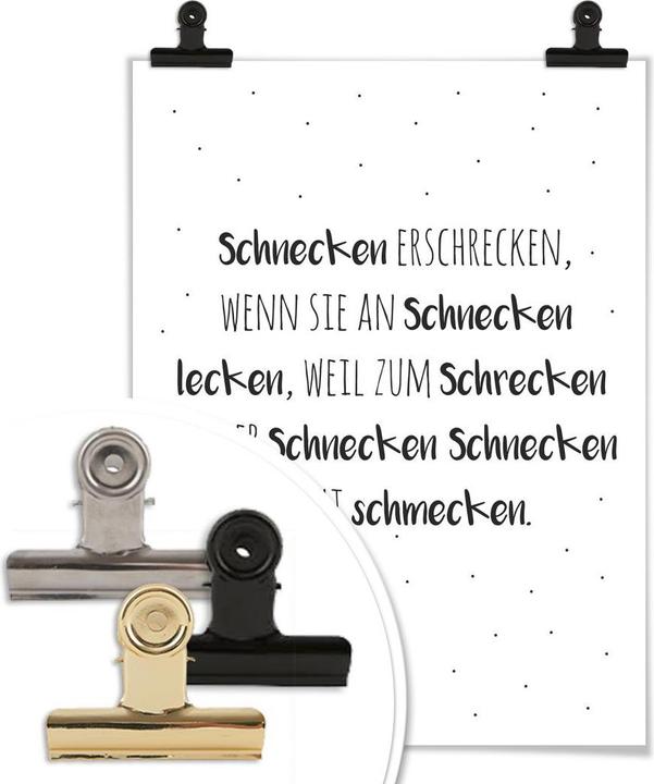 Immagine prodotto Trenddeko Scioglilingua - spaventare le lumache (24 x 30 cm)