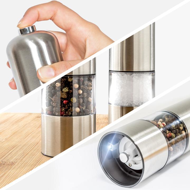 Produktbild tectake 6x Salz- & Pfeffermühle (Salz, Pfeffer)