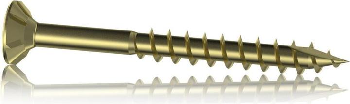 Actual product image Reisser R2 Chipboard screws, flat countersunk head, PZ, partial thread, 5.0 x 80, steel, galvanised, (200 Screws per piece)