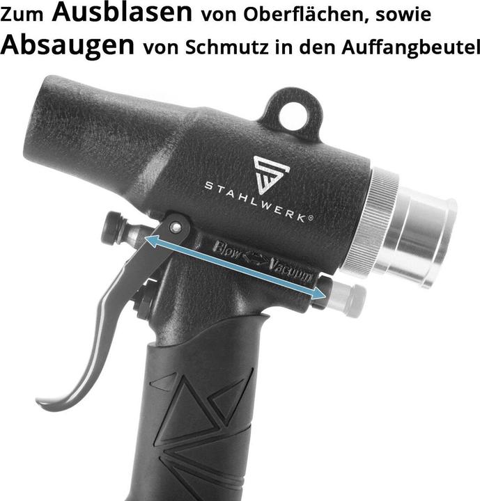 Actual product image Stahlwerk Compressed air suction/blow gun DSB-90 ST Reversible cleaning gun