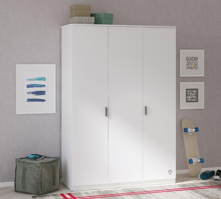 Image du produit Cilek Armoire White Line 3 portes (137 cm)