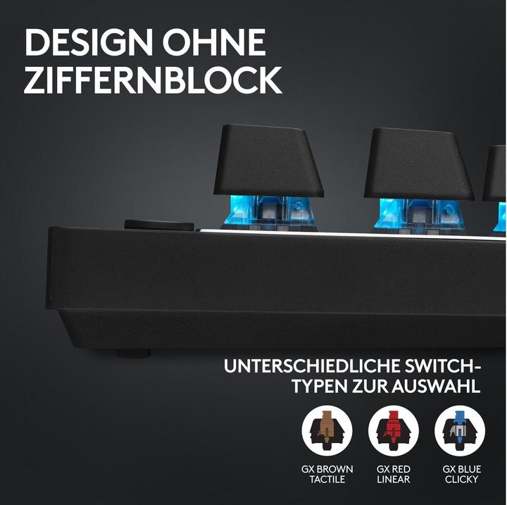 Immagine prodotto Logitech G Pro X TKL Lightspeed (CH, Senza fili, Cablato)