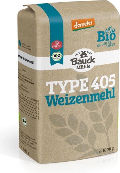 Immagine prodotto Bauckhof Farina di grano tipo 405 DEMETER (1000 g)