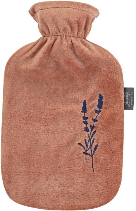 Immagine prodotto Fashy Borraccia 2l in pile con ricamo marrone e lavanda (2 l)
