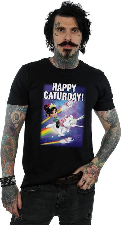 Immagine prodotto Disney Wreck It Ralph Happy Caturday Maglietta Uomo (3XL)