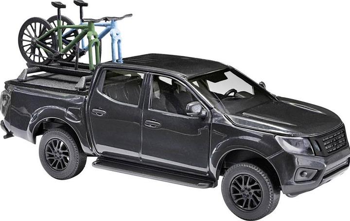 Actual product image Busch 53724 H0 PKW Modell Nissan Navara mit zwei Bike