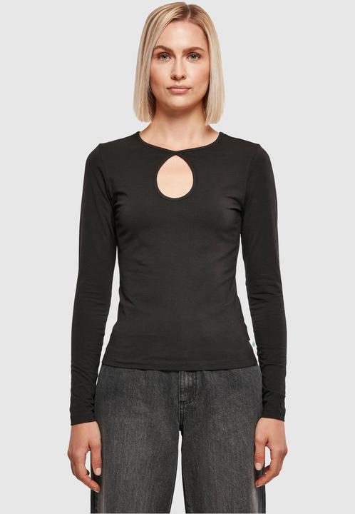 Actual product image Urban Classics Ladies Organic Keyhole Longsleeve - 16786 (S, M)