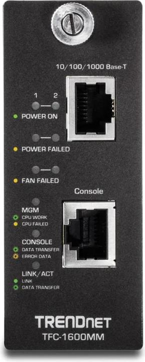 Actual product image Trendnet SNMP management module, 10/100Mbps Fast Ethernet port