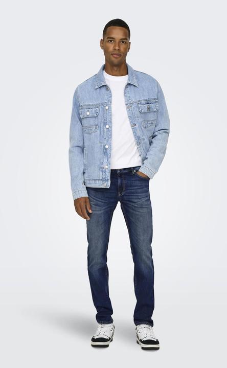 Actual product image Only & Sons ONSLOOM Niedrige Taille Slim Fit Jeans Slim Fit Jeans (W32/L34)
