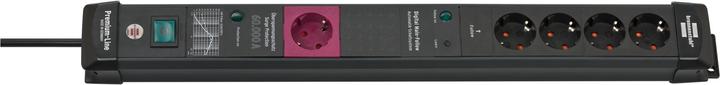 Produktbild Brennenstuhl Premium-Line 5-fach Steckdosenleiste mit Überspannungsschutz 61,0 cm schwarz (5 x, CEE 7/5, 3 m)