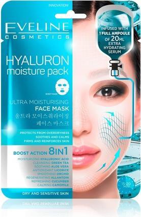 Image du produit Eveline Hyaluron Moisture Pack Ultra Moisturising Face Mask ultra-moisturizing faceplate mask