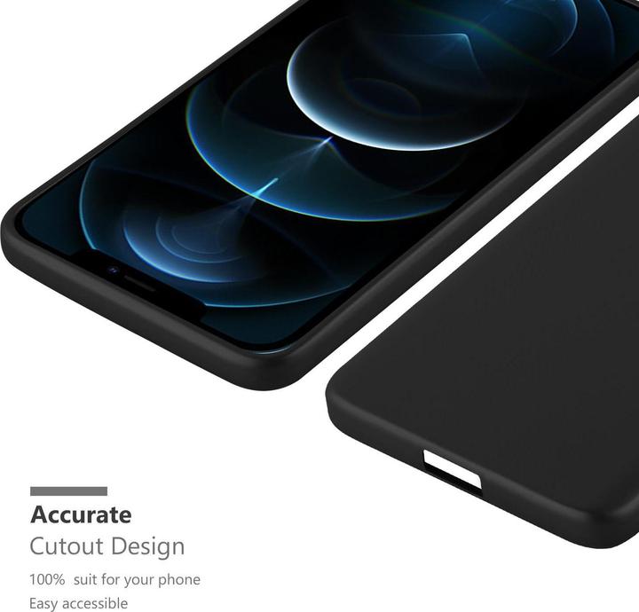Actual product image Cadorabo TPU Matt Metallic Cover (Realme 12 Pro+, Apple iPhone 12)