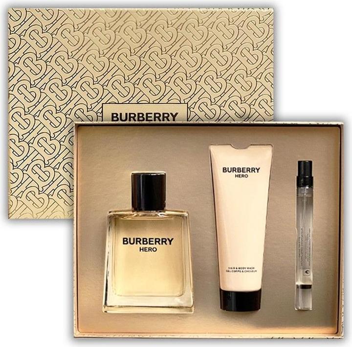 Actual product image Burberry Set Hero, Barbati, Eau De Toilette 100ml Gel De Dus 75ml Eau De Toilette 10ml (Fragrance set)