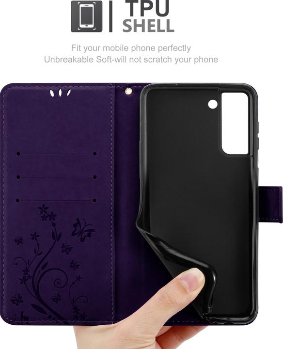 Image du produit Cadorabo Pochette Flower Book (Samsung Galaxy S21 5G)