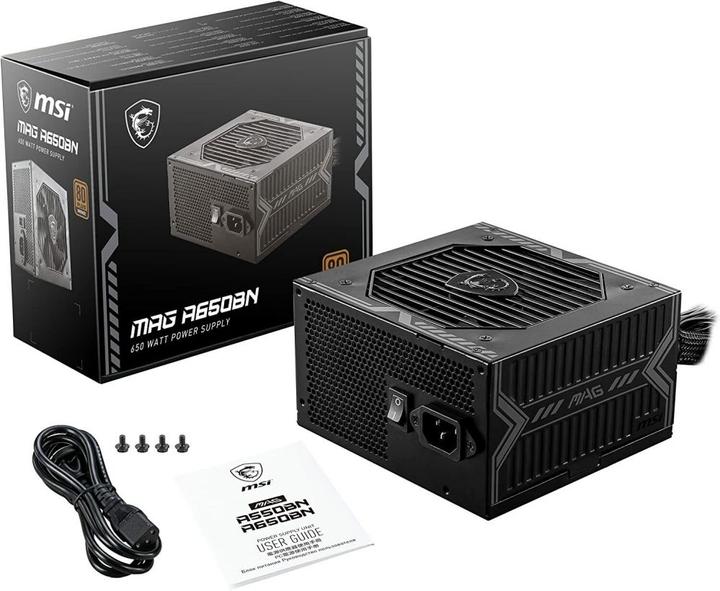 Actual product image MSI Power supply unit MPG A650BN (650 W)