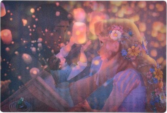 Image du produit Disney Rapunzel & Flynn Rider, Pascal Postkarte Kanu Lenticular