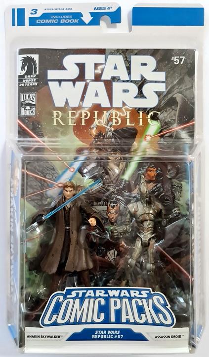 Produktbild Hasbro Star Wars Comic Packs Actionfiguren-Set Anakin Skywalker & Assassin Droid