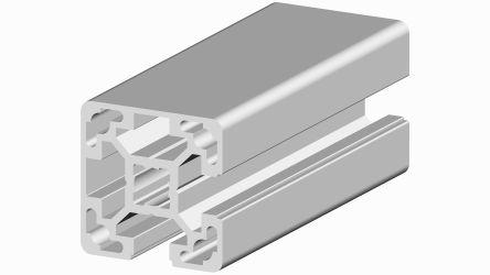 Actual product image Rs Pro Aluminium strut profile 40 x 40, 2-fold groove 10mm, length 3m