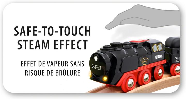 Immagine prodotto Brio Locomotiva a vapore a batteria con serbatoio d'acqua