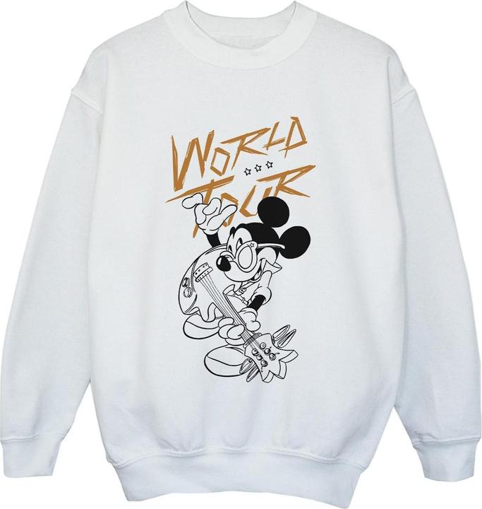 Actual product image Disney Boys Mickey Mouse World Tour Line Sweatshirt (152, 158)