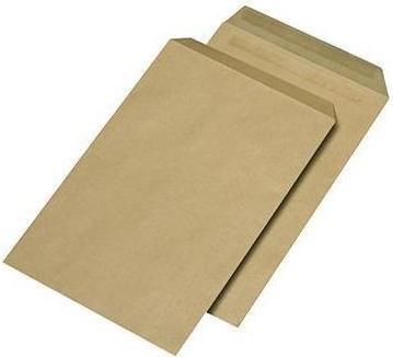 Produktbild NoName Versandtaschen DIN C4 selbstklebend Natron braun 90 g/m² (250 x)