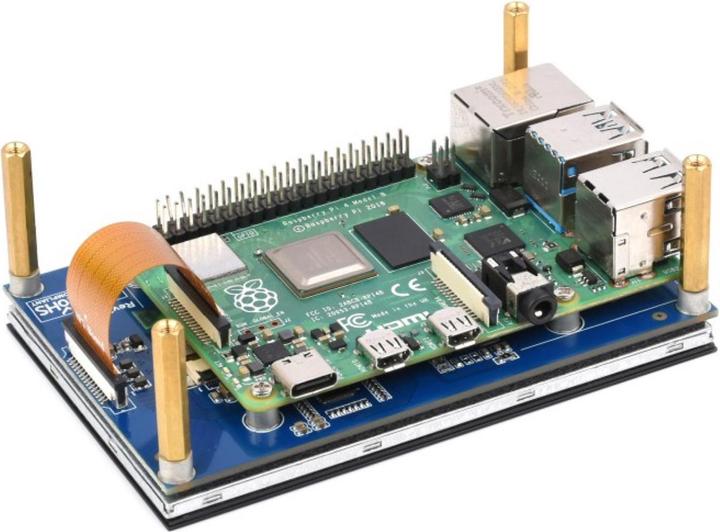 Produktbild WaveShare 4.3inch QLED Capacitive Touch Display für Raspberry Pi DSI Interface 800×480
