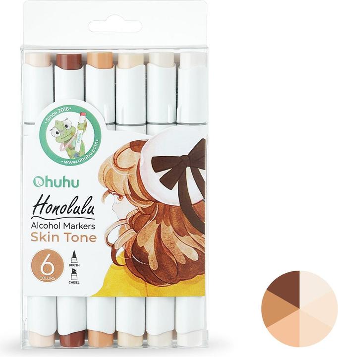 Actual product image Ohuhu Honolulu art marker (Multicoloured, 6 x)