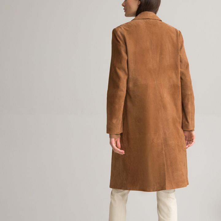 Image du produit Anne Weyburn Manteau boutonné en cuir de chèvre (46)