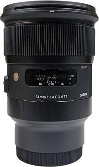 Productafbeelding Sigma 24mm f/1.4 DG HSM ART, Sony E (Sony E, Volledig formaat, APS-C / DX)