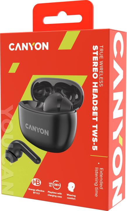 Actual product image Canyon TWS-5 (No noise cancelling, 7.50 h, Wireless)